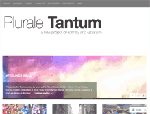 Tablet Screenshot of pluraletantum.com